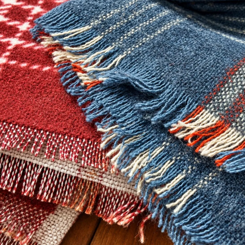 1:12 Scale Miniature Throw Blanket | Dollhouse Blanket