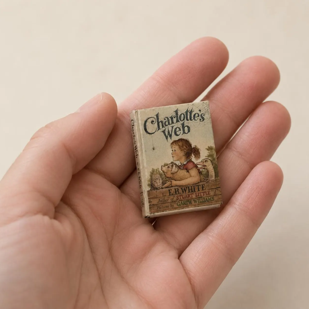 Miniature Vintage Classic Children’s Book Covers | 1:12 Scale
