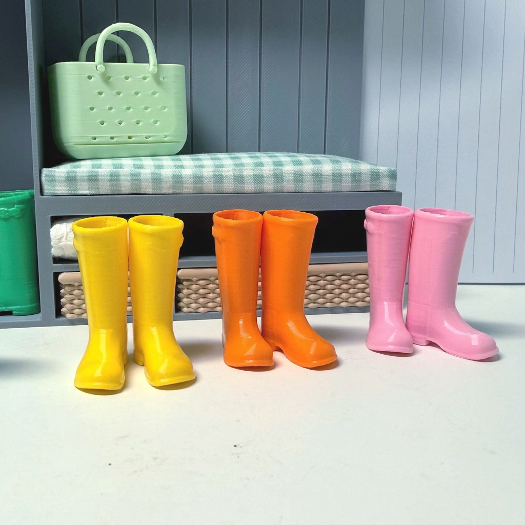 Square boot colour detail