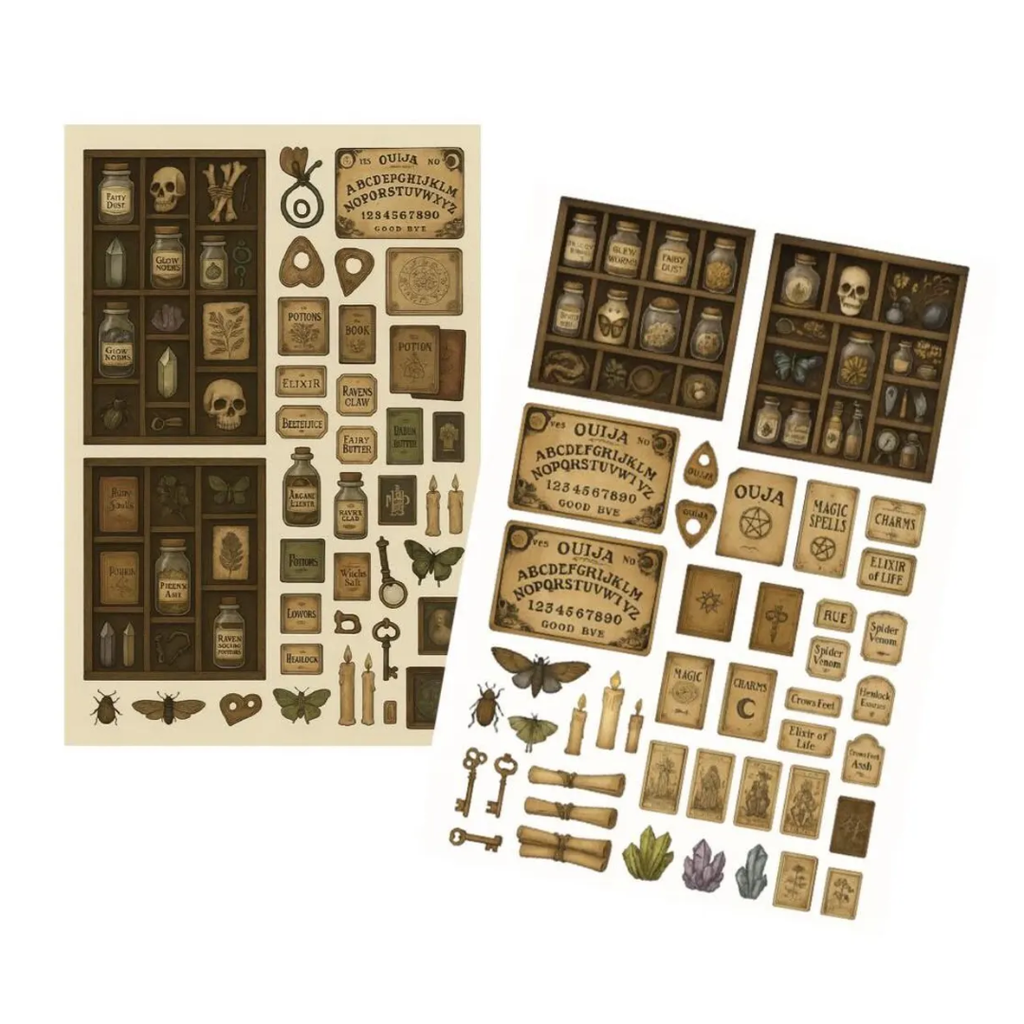 Witch Apothecary Ephemera Set |1:12 Scale